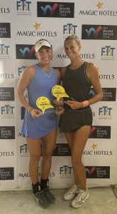 Alicia and Elena win the doubles title at the 2025 W35 Tunisia
